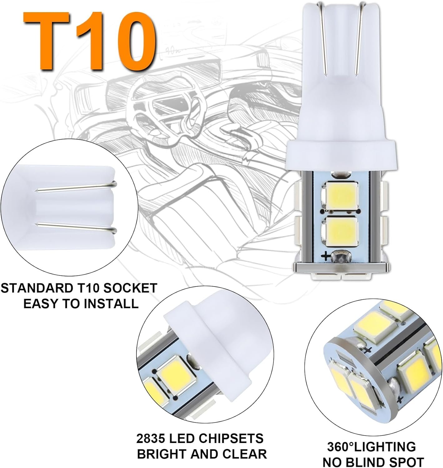 1747220062 24 pieces dome light led car interior bulb kit set 194 t10 de3175 578 31mm 42mm bulbs interior replacement lights for car map license plate door side marker cornering trunk light white.jpg