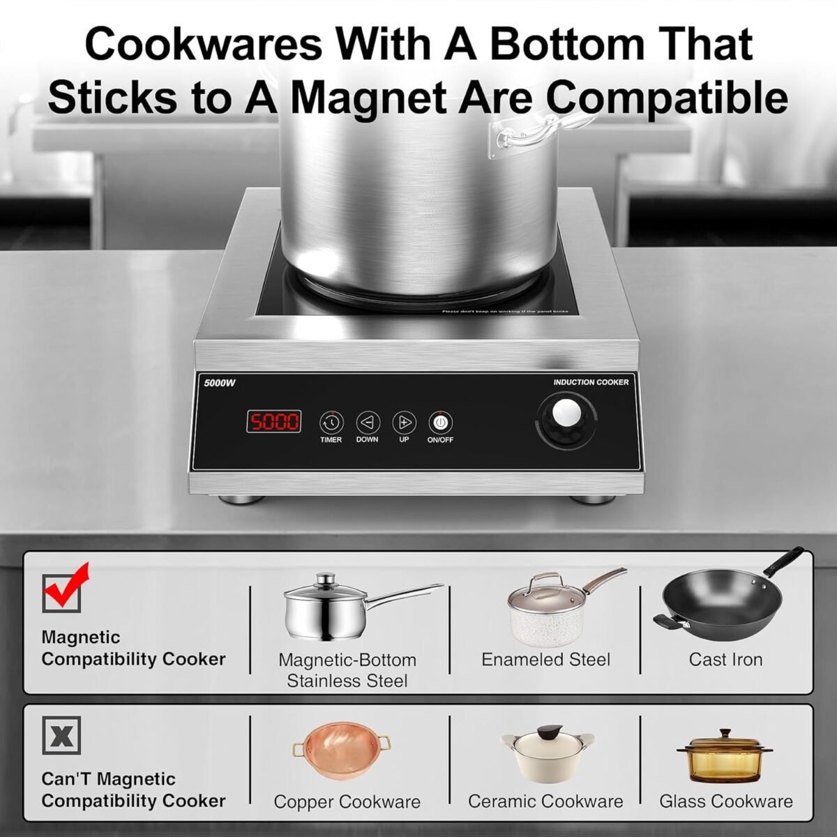 1747236380 vbgk commercial induction cooktop 5000w professional 220v hot plate with lcd touch knob control 4 hours timer 16 power levels auto shut off stove top with plug.jpg