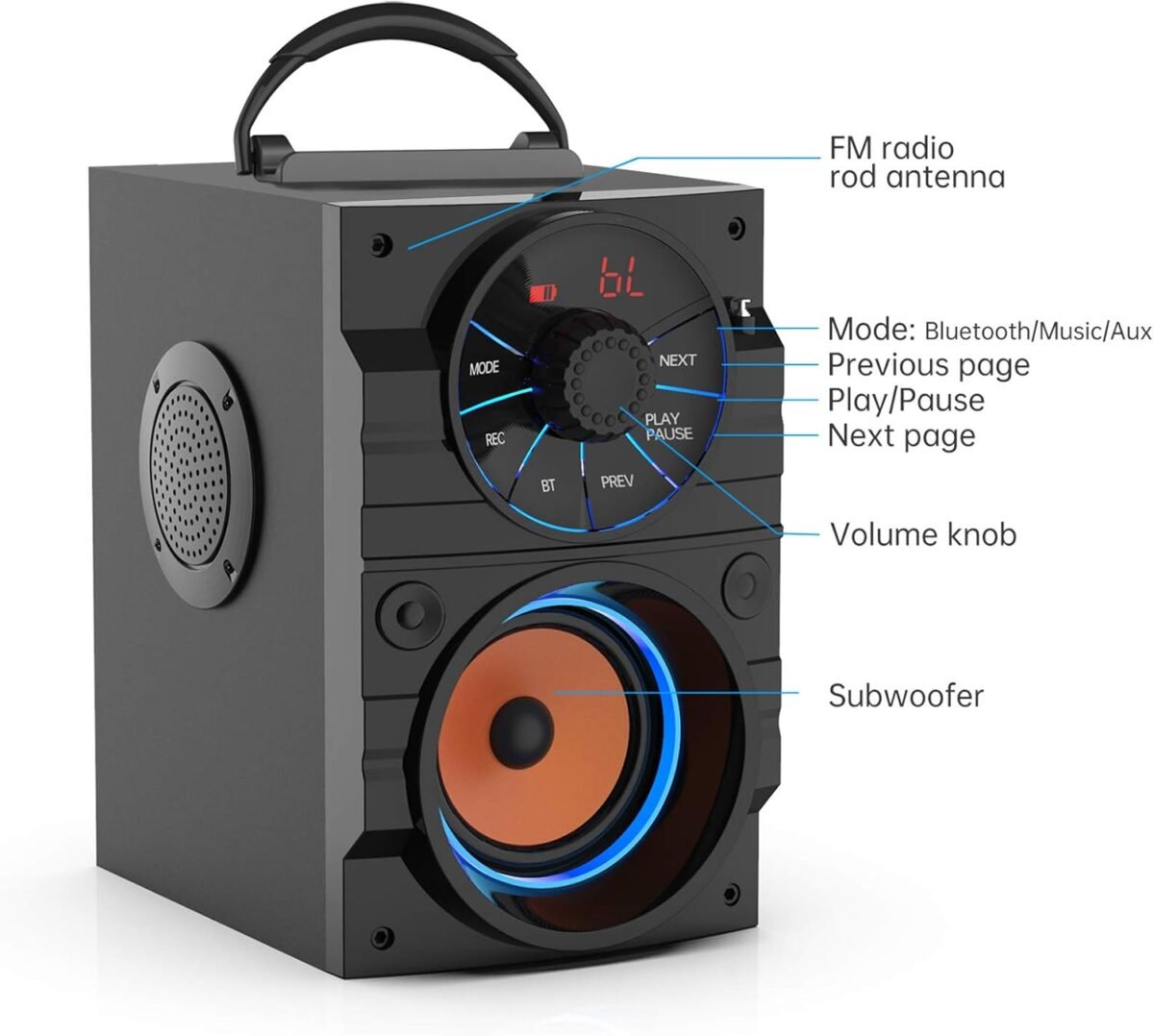 1747255539 portable big bluetooth speakers with light wireless with subwoofer fm radio led lights eq booming bass bluetooth 4.2 stereo loud outdoorindoor retro for home camping travel.jpg
