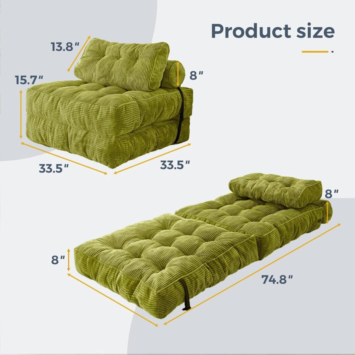1747265897 maxyoyo folding sofa bed convertible sleeper chair with pillow foldable matress portable fold out chair bed comfy floor sofa lounge for living room bedroom.jpg