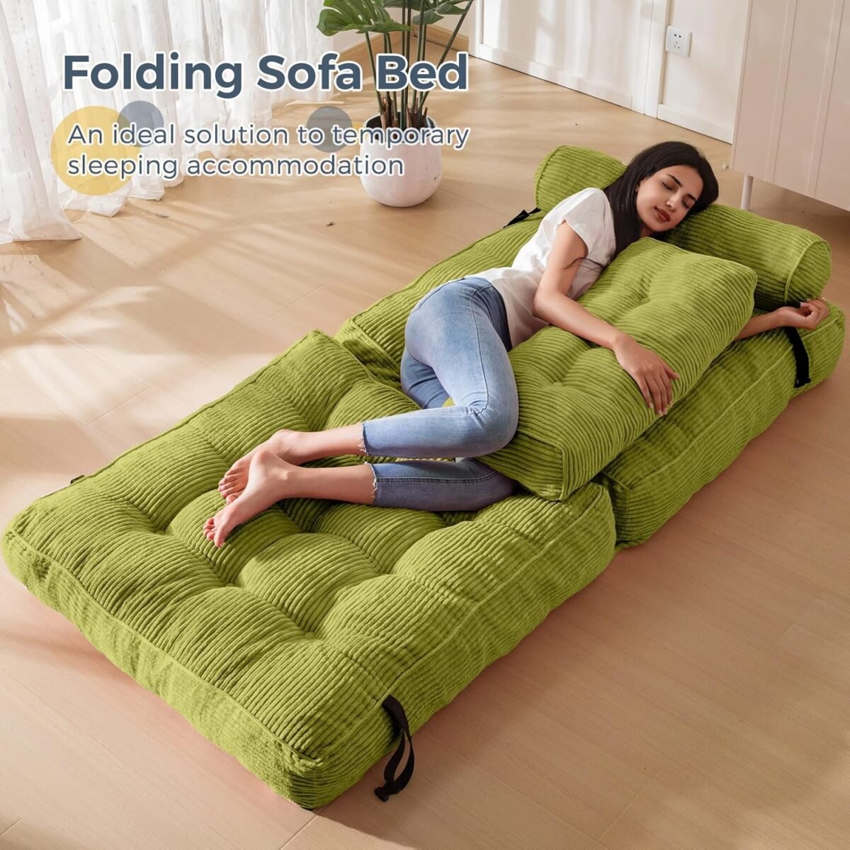 1747265902 maxyoyo folding sofa bed convertible sleeper chair with pillow foldable matress portable fold out chair bed comfy floor sofa lounge for living room bedroom.jpg