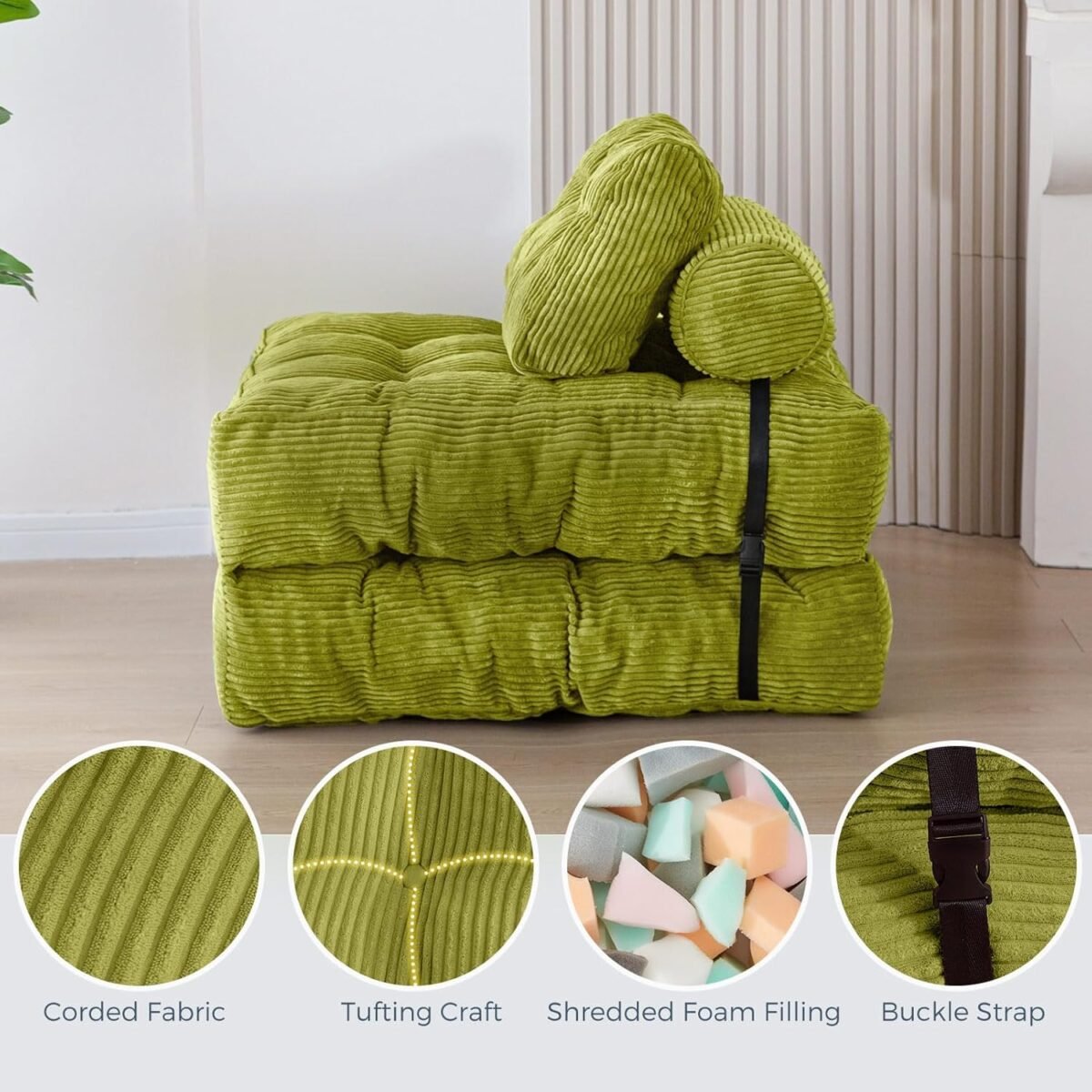 1747265904 maxyoyo folding sofa bed convertible sleeper chair with pillow foldable matress portable fold out chair bed comfy floor sofa lounge for living room bedroom.jpg