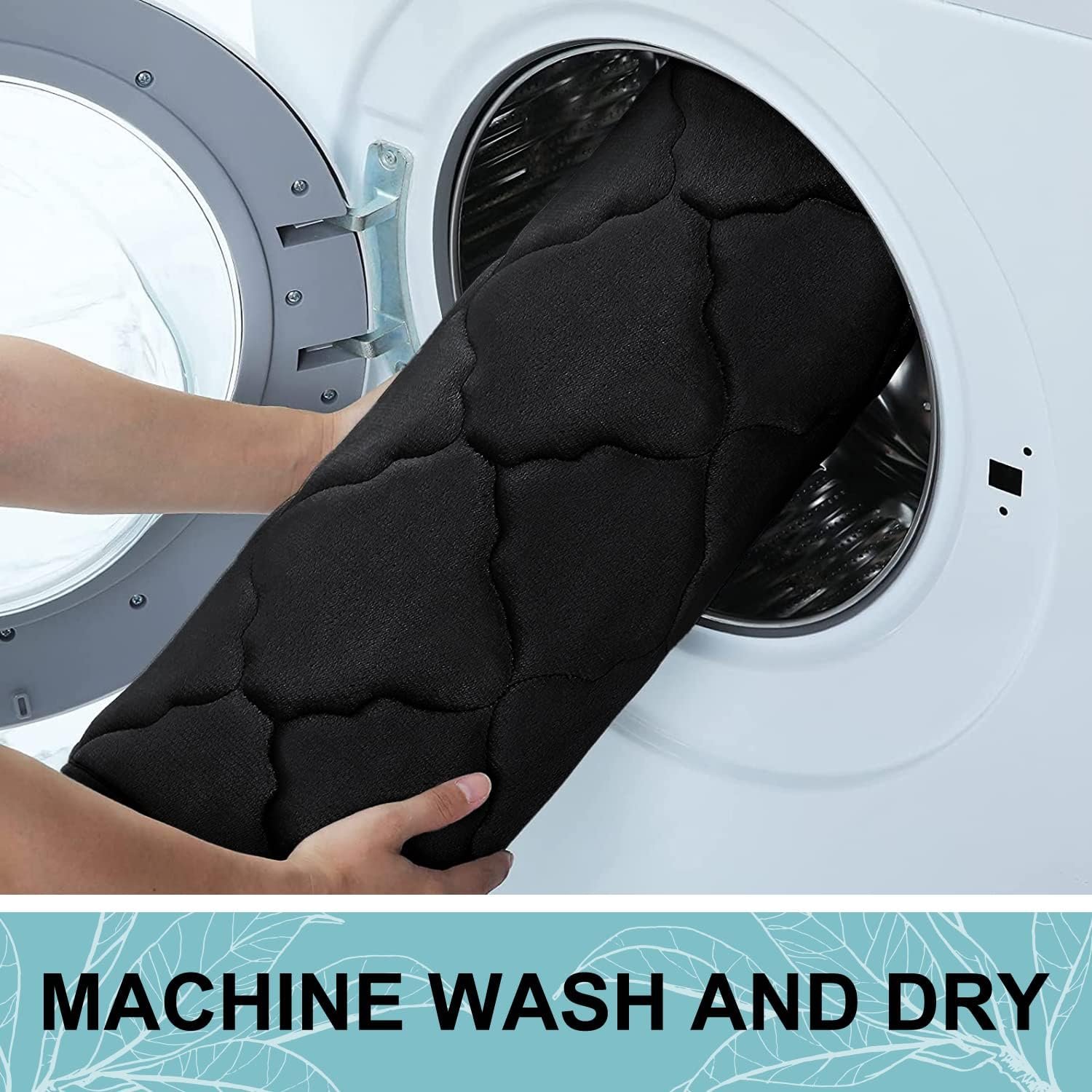 1747280727 olanly memory foam bath mat rug 24x16 soft and absorbent bathroom rugs non slip comfortable machine washable bath carpet for bathroom floor tub shower and home decor accessories black.jpg