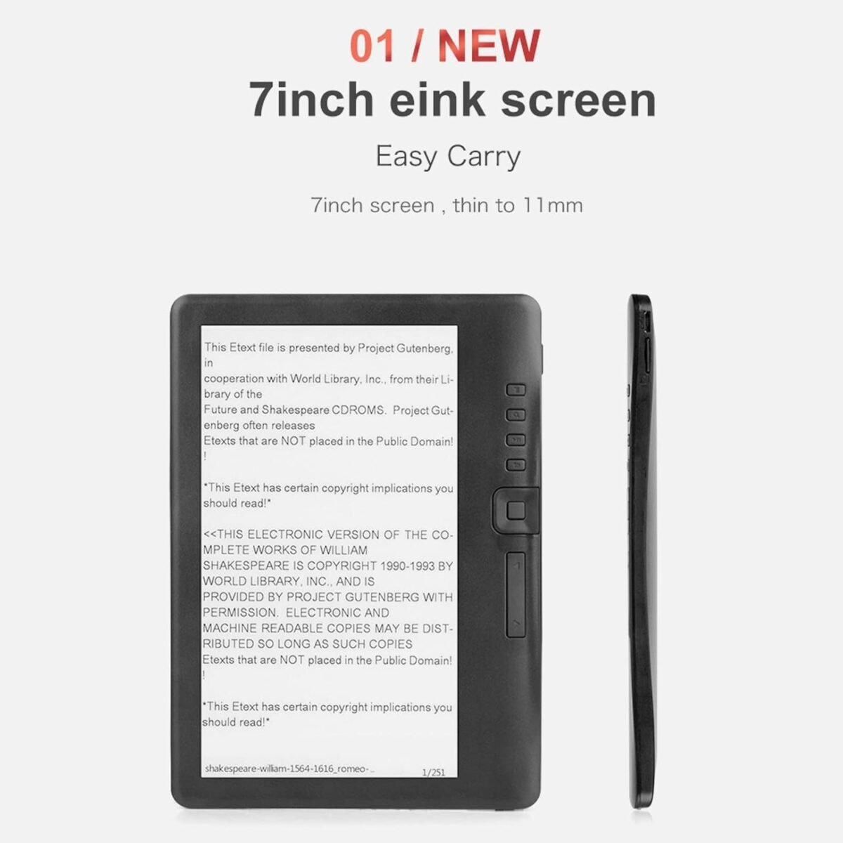 1747304028 yoidesu e reader 7in portable color tft lcd 169 screen hd black e reader books with navigation and protective case16gb.jpg