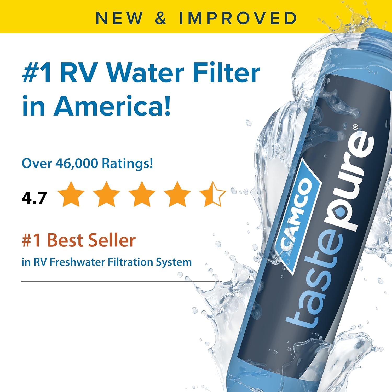 1747321856 camco tastepure rv water filter new advanced rv inline water filter with flexible hose protector gac kdf filtration made in usa camping essentials for fresh drinking water 40043.jpg