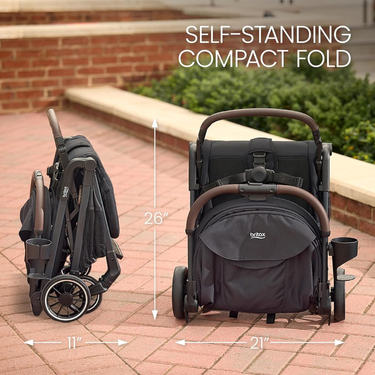 1747336812 britax juniper compact on the go stroller effortless fastpack system with one hand rapidfold portable lightweight for travel built in carry handle ventilating fabrics raven black.jpg