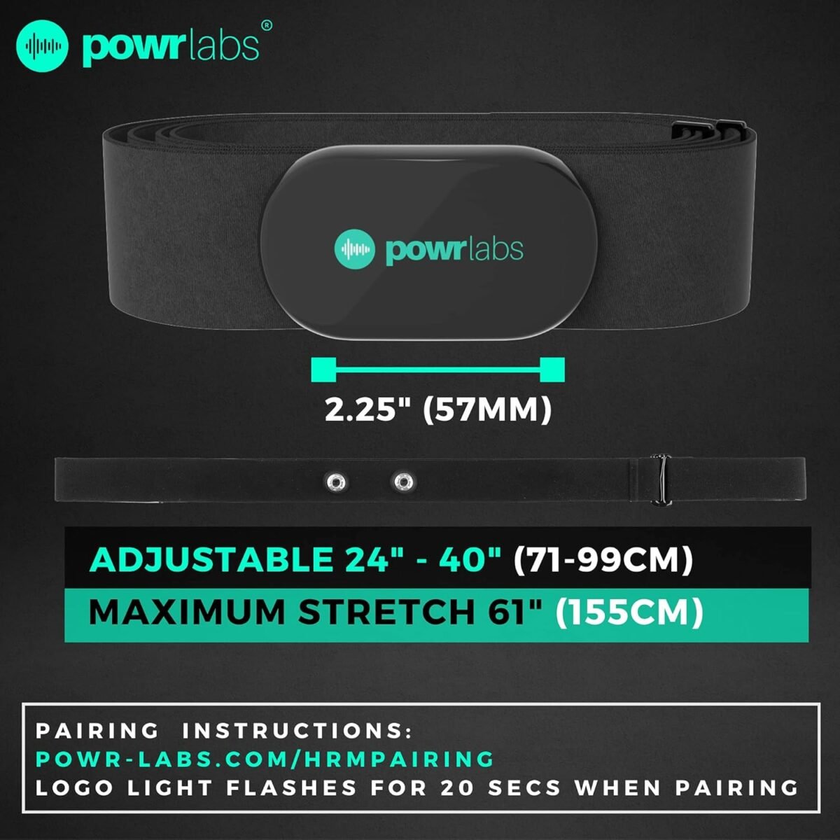 1747353329 powr labs bluetooth and ant heart rate monitor chest strap compatible with polar garmin peloton wahoo.jpg