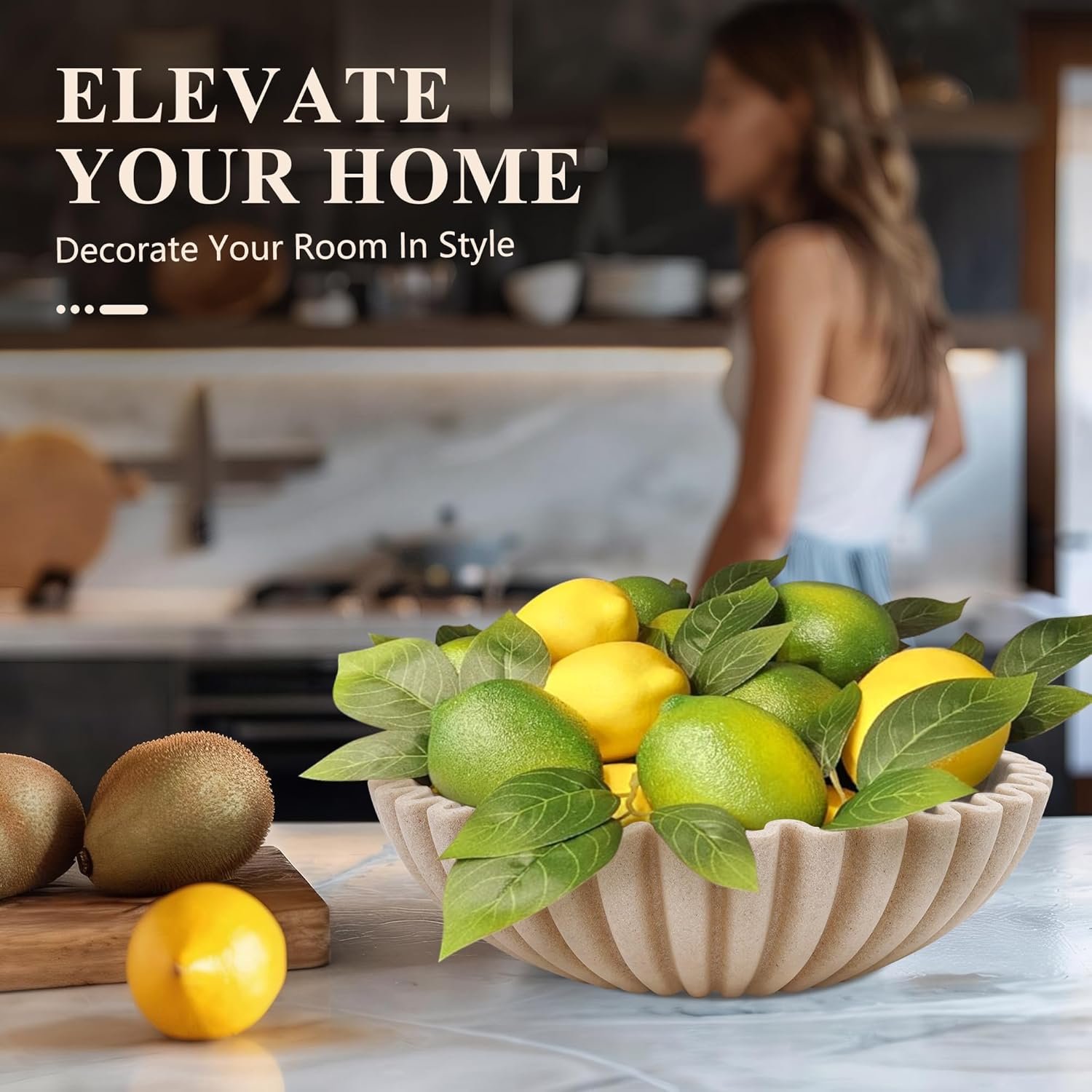 1747384448 large decorative bowl modern handicraft bowls for home decor decorative fruit bowl for kitchen counter ruffle decor stylish key bowl for entry table artificial stone beige.jpg