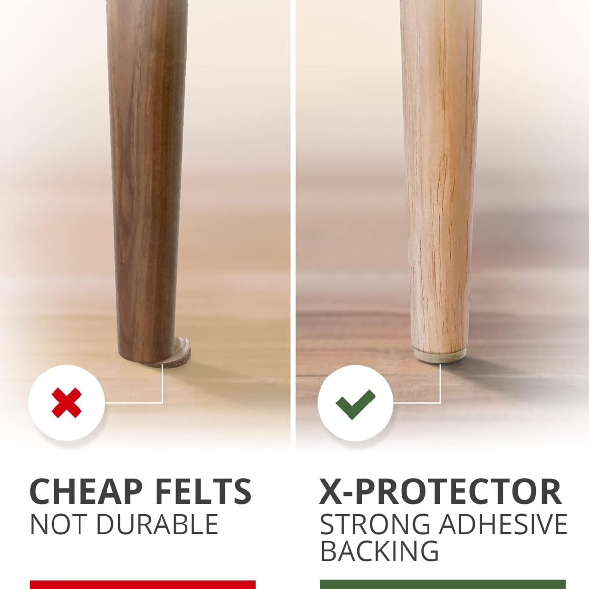 1747403473 felt furniture pads x protector 133 pcs premium furniture pads felt pads furniture feet best wood floor protectors protect your hardwood laminate flooring brown and beige.jpg