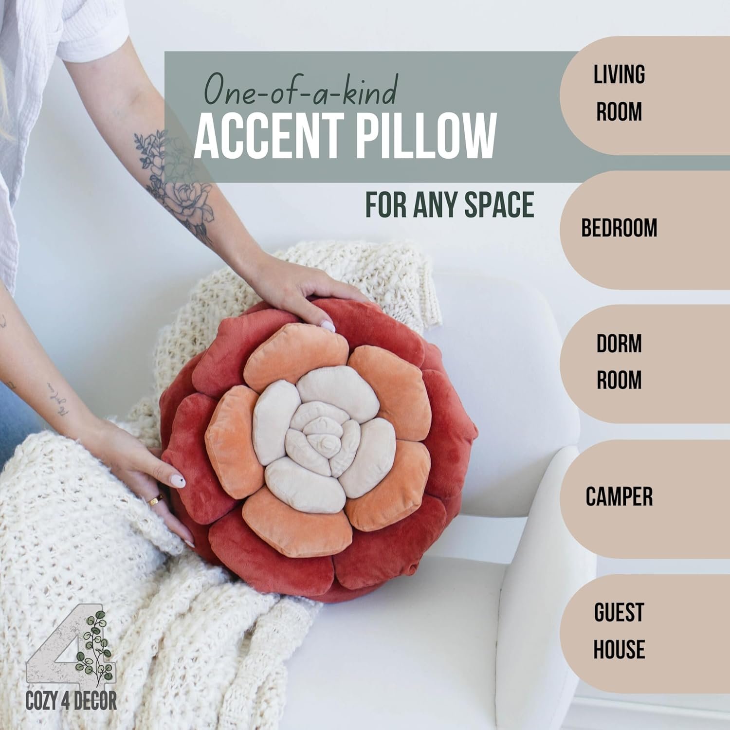 1747416473 succulent pillow in monochromatic colors velvet soft flower throw pillow flower shaped pillow for drawing room soft plush decorative home decor.jpg