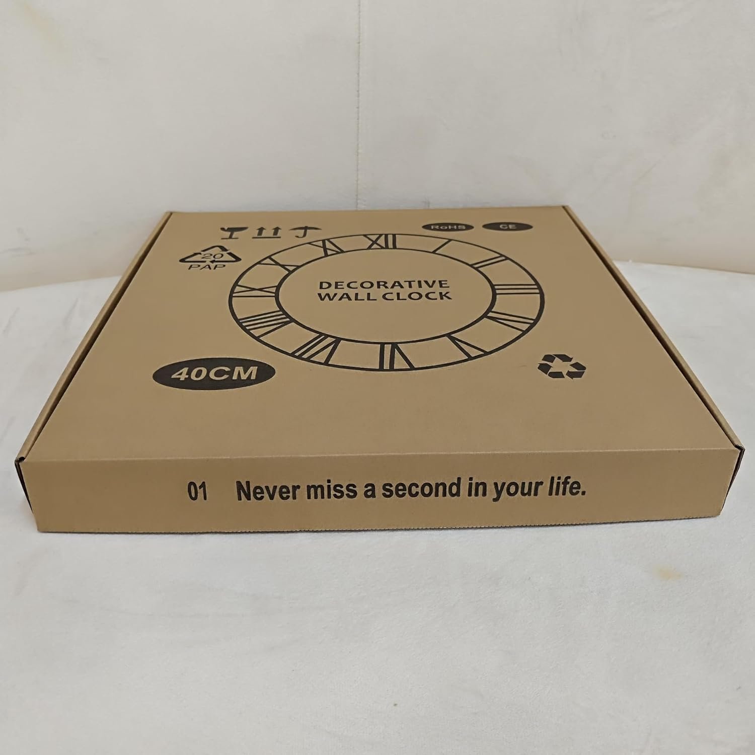 1747439084 large wall clock 40cm 16 inches silent non ticking metal wall clock black vintage modern style battery operated ideal for living room bedroom office farmhouse decor.jpg