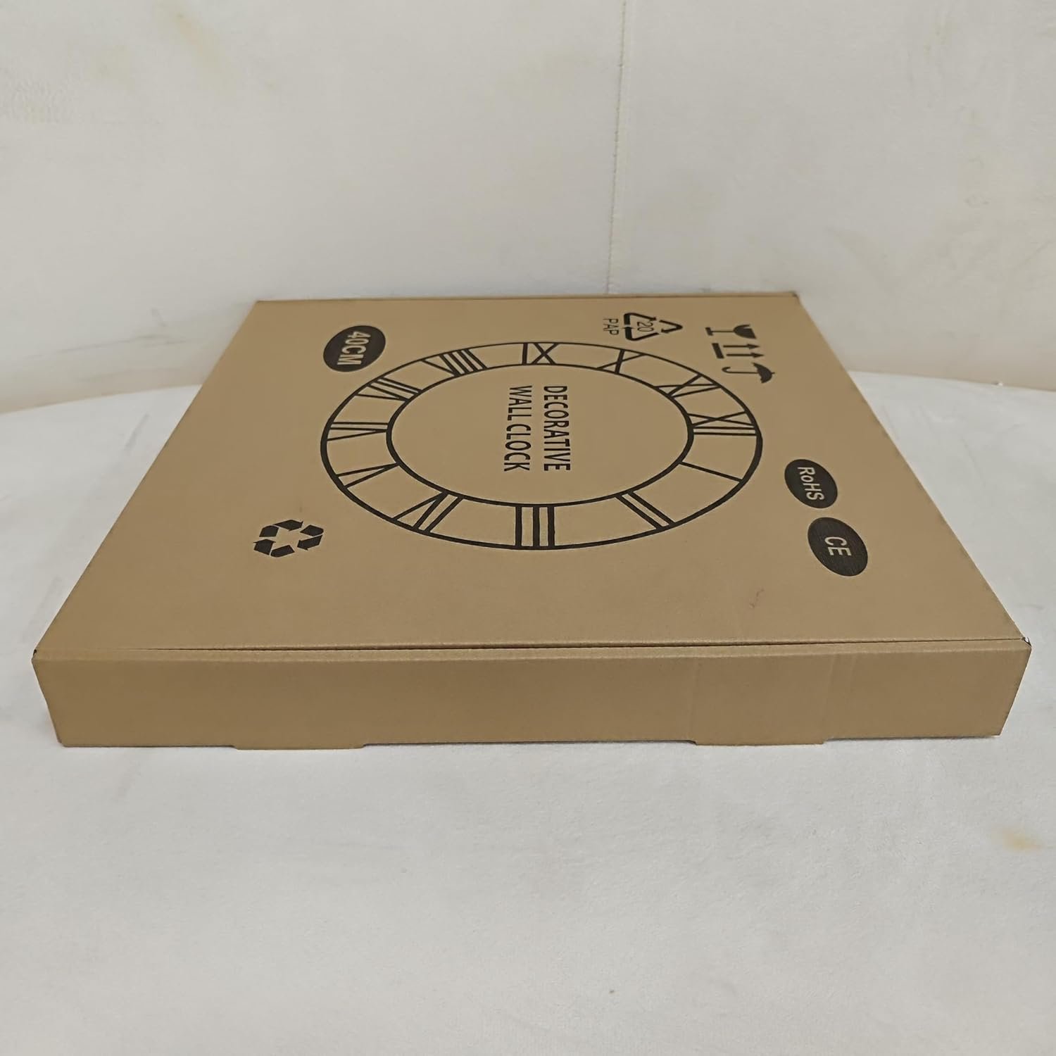 1747439085 large wall clock 40cm 16 inches silent non ticking metal wall clock black vintage modern style battery operated ideal for living room bedroom office farmhouse decor.jpg