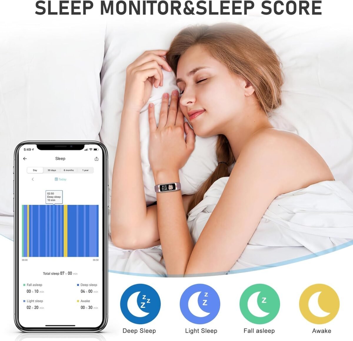 1747445333 fitness tracker with heart rate blood pressure sleep tracking calorie tracking activity tracker with 1.1 amoled color screen waterproof step tracker for android iphones women men.jpg