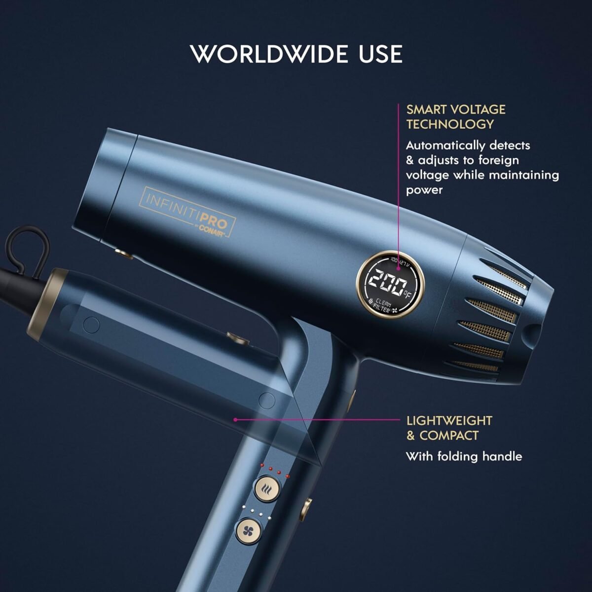 1747452148 infinitipro by conair digitalaire 2.0 hair dryer frizz eliminating hair dryer with diffuser hair blow dryer with up to 5x more speed for higher air pressure drying power.jpg