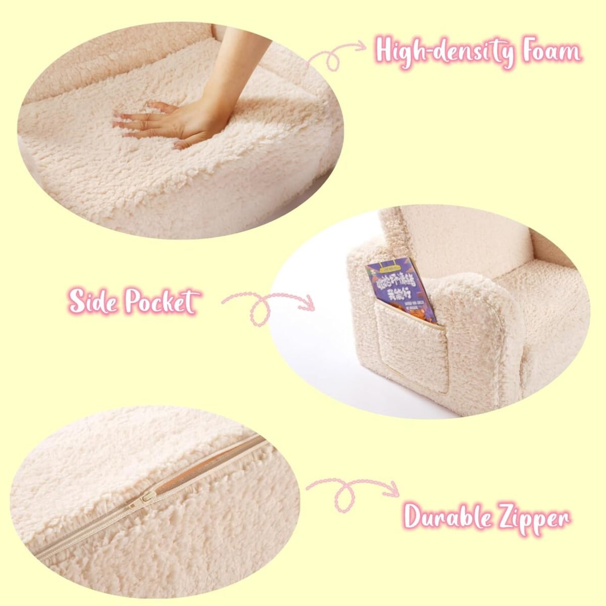 1747517405 kids chairs for toddler 2 in 1 toddler soft sherpa couch fold out convertible sofa to lounger for girls and boys cream.jpg