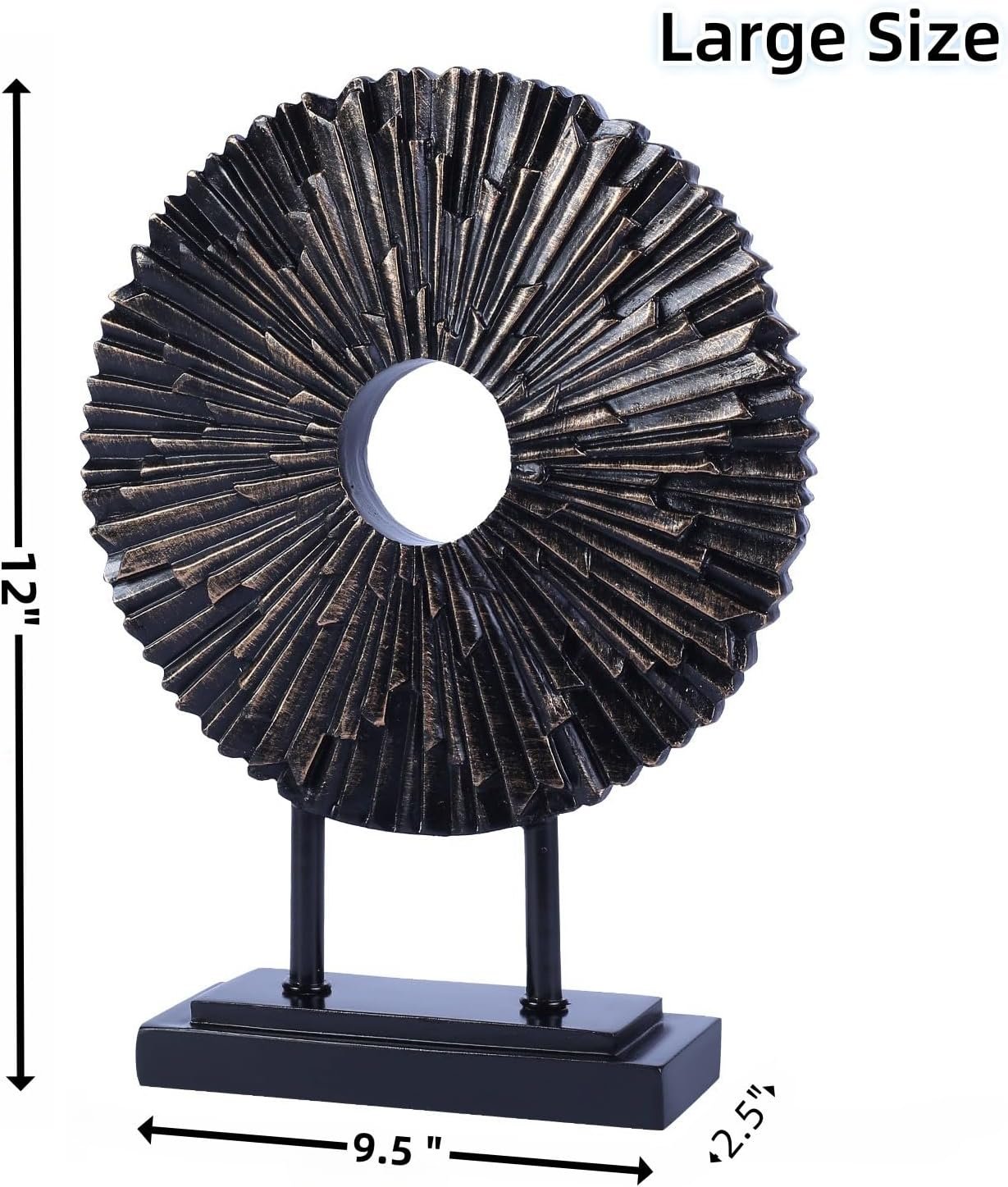 1747528803 minimalist round statue above cabinet decor kitchen modern decorative sculpture home decorations for living room coffee table office decor items center pieces decoration black.jpg