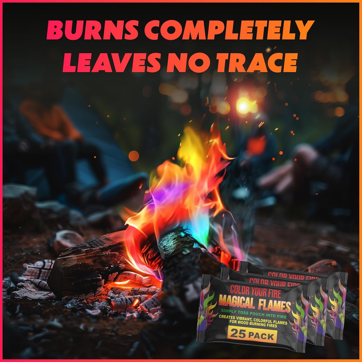 1747542683 magical flames fire color changing packets for fire pit indooroutdoor fireplace campfires bonfires 25 pack of flame color changing packets camping accessories.jpg