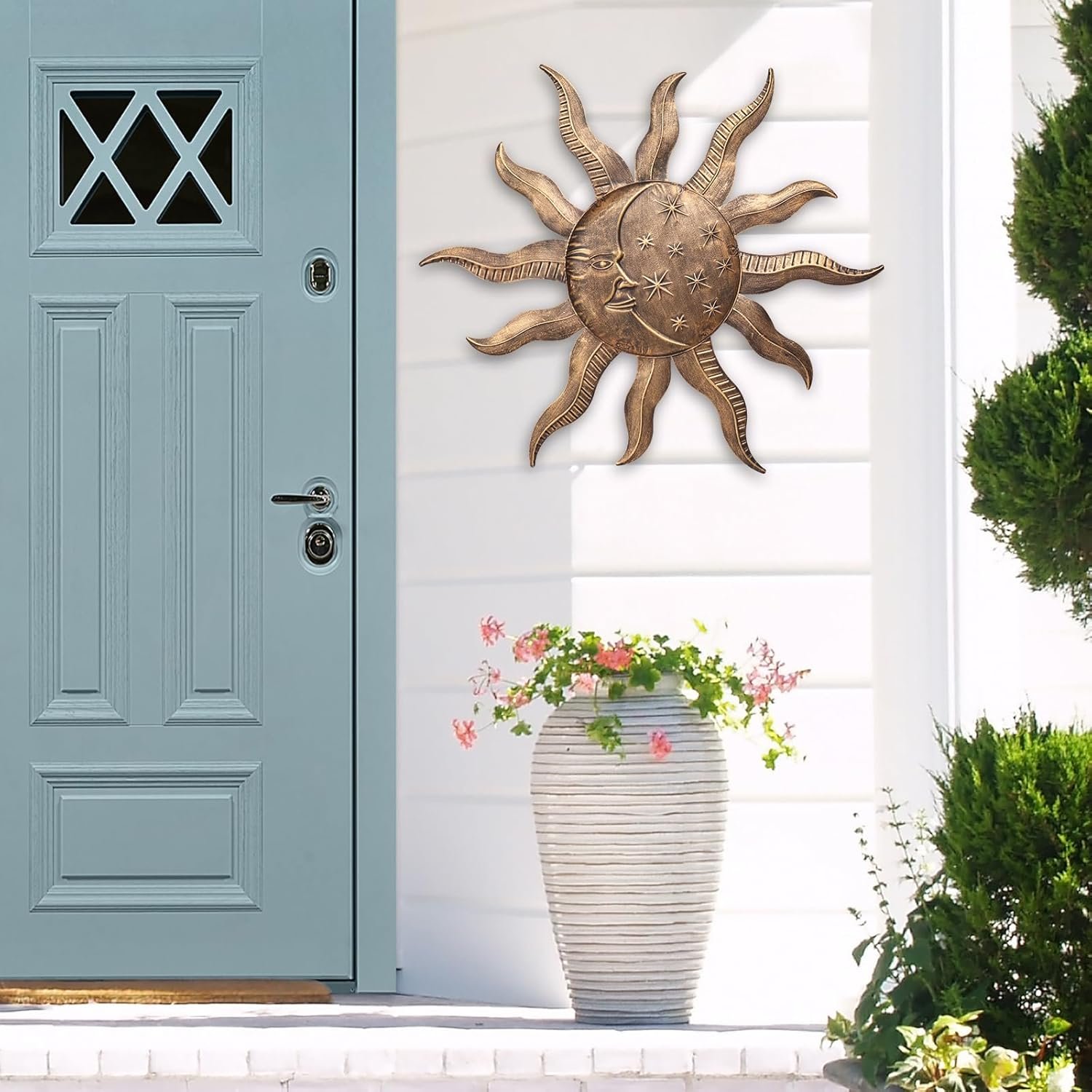1747552875 vcuteka 27 sun metal wall art outdoor decor moon wall decoration metal wall sculpture hanging garden wall art wall sculpture for indoor outdoor patio fence decor gold.jpg