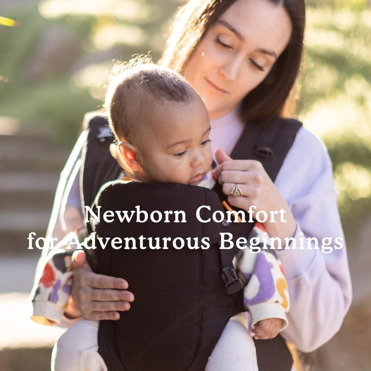 1747603350 beco gemini baby carrier metro black multi position soft structured sling w adjustable straps comfort padding for infanttoddler hip support.jpg
