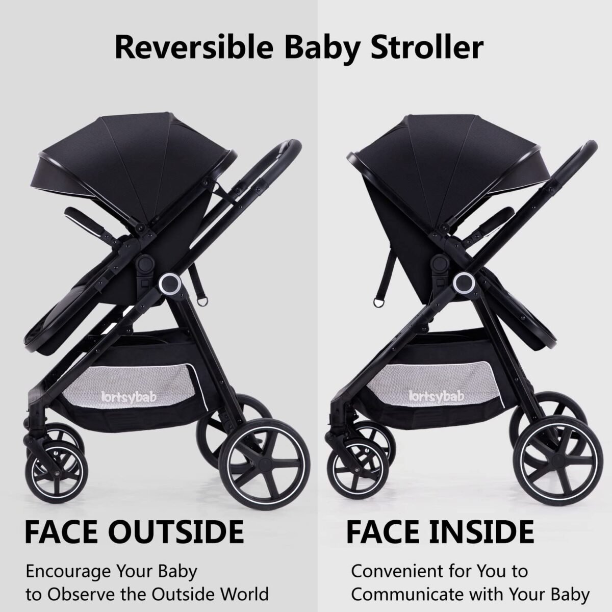 1747603508 2 in 1 baby stroller with bassinet mode folding infant newborn pram stroller with reversible seat toddler strollers for 0 36 months old babies.jpg