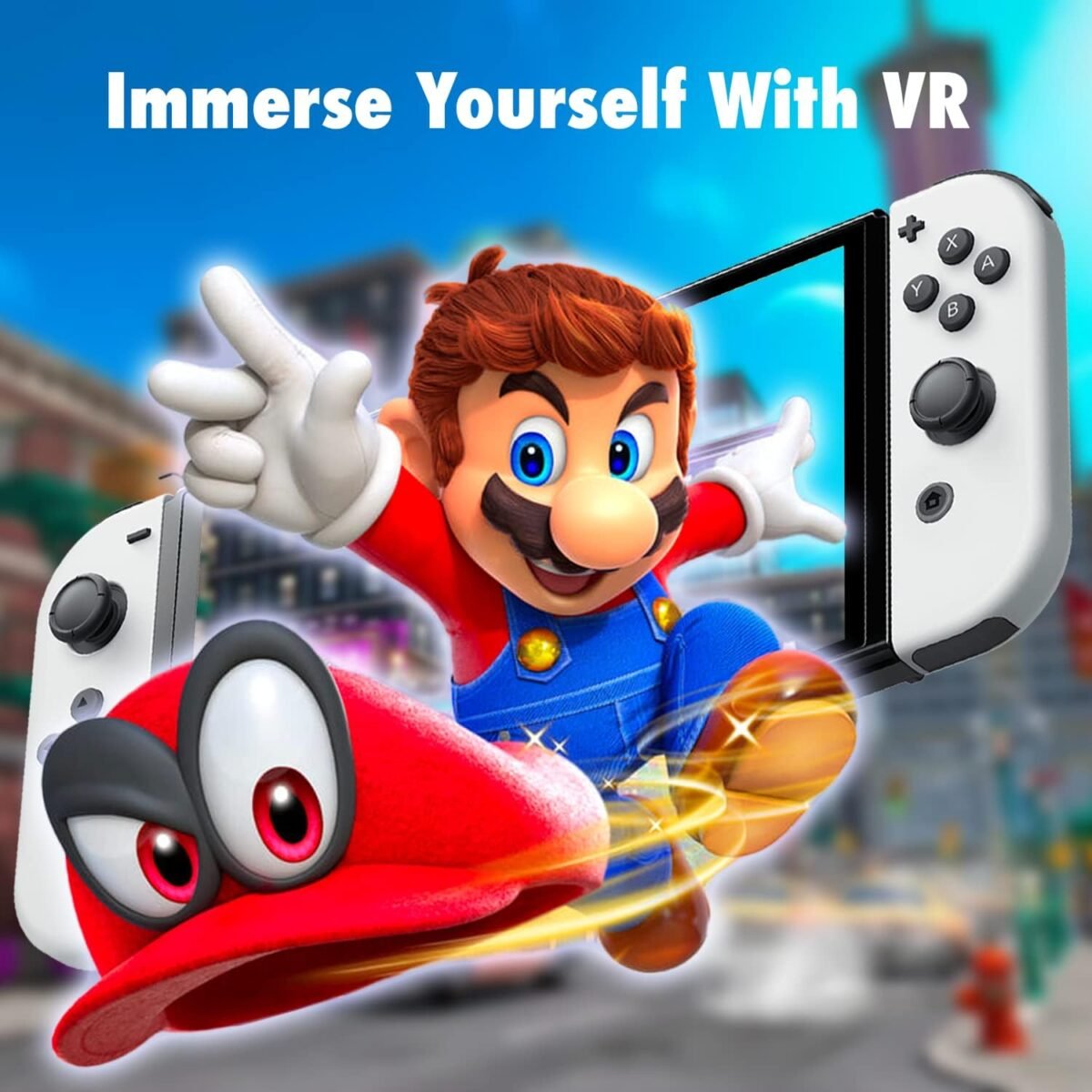 1747642495 orzly vr headset designed for nintendo switch switch oled console with adjustable lens for a virtual reality gaming experience and for labo vr black gift boxed edition.jpg