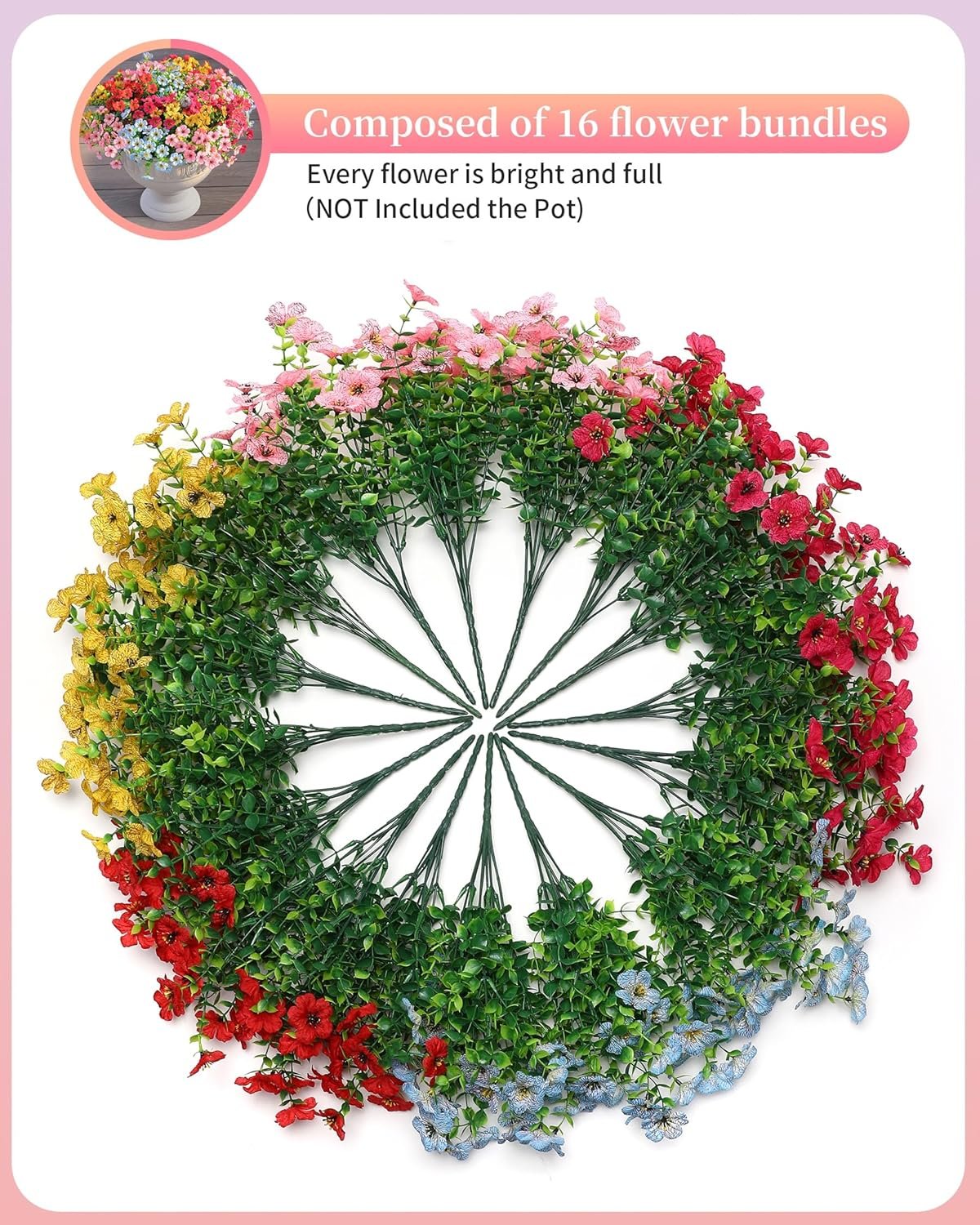 1747669074 faux flowers for outdoor planters 16 bundles uv resistant artificial fake eucalyptus plants outside spring summer yard decor realistic silk daisy used for patiofront porchpots decoration.jpg