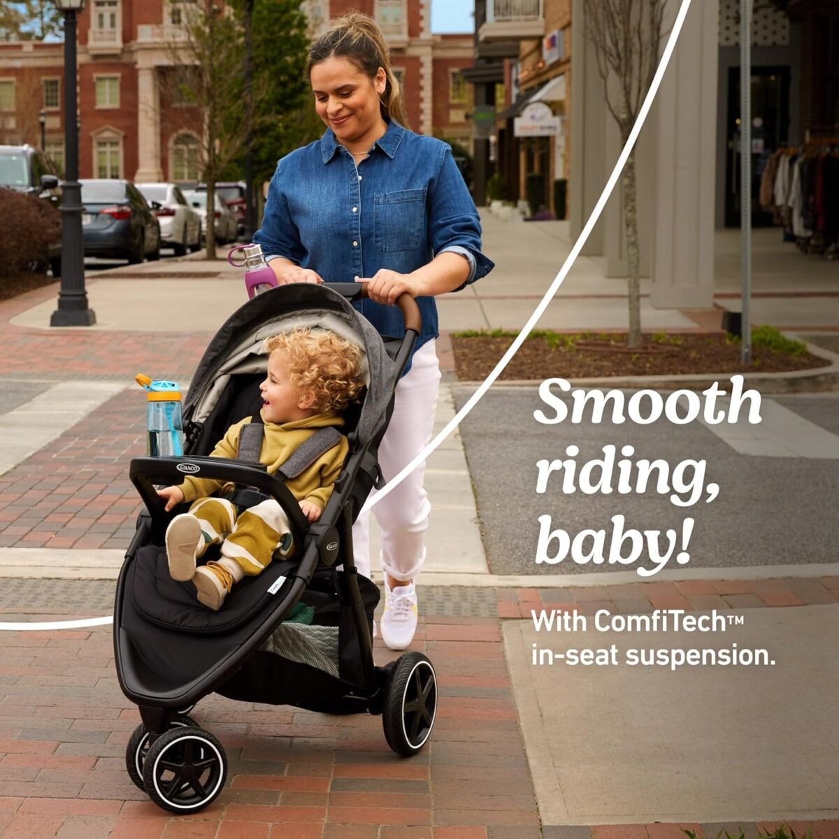 1747724250 graco outpace lx all terrain 3 wheel baby stroller cohen e compatible for travel system easy one hand fold in seat suspension for comfortable ride never flat rubber tires.jpg