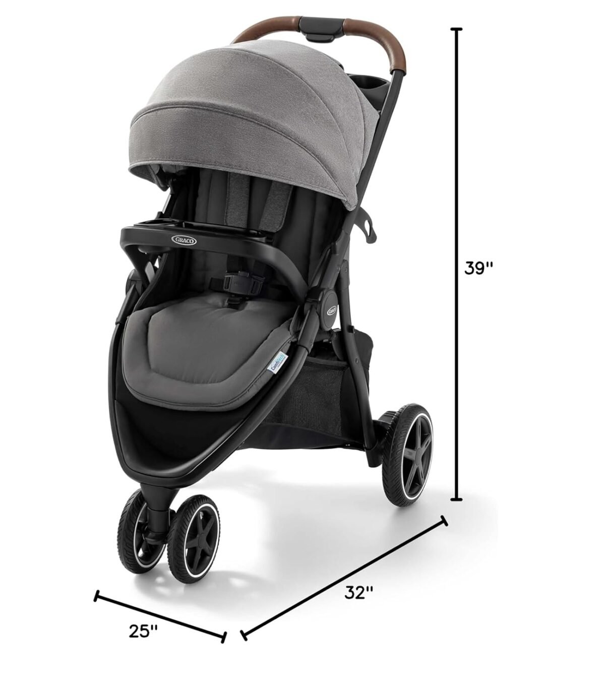1747724254 graco outpace lx all terrain 3 wheel baby stroller cohen e compatible for travel system easy one hand fold in seat suspension for comfortable ride never flat rubber tires.jpg