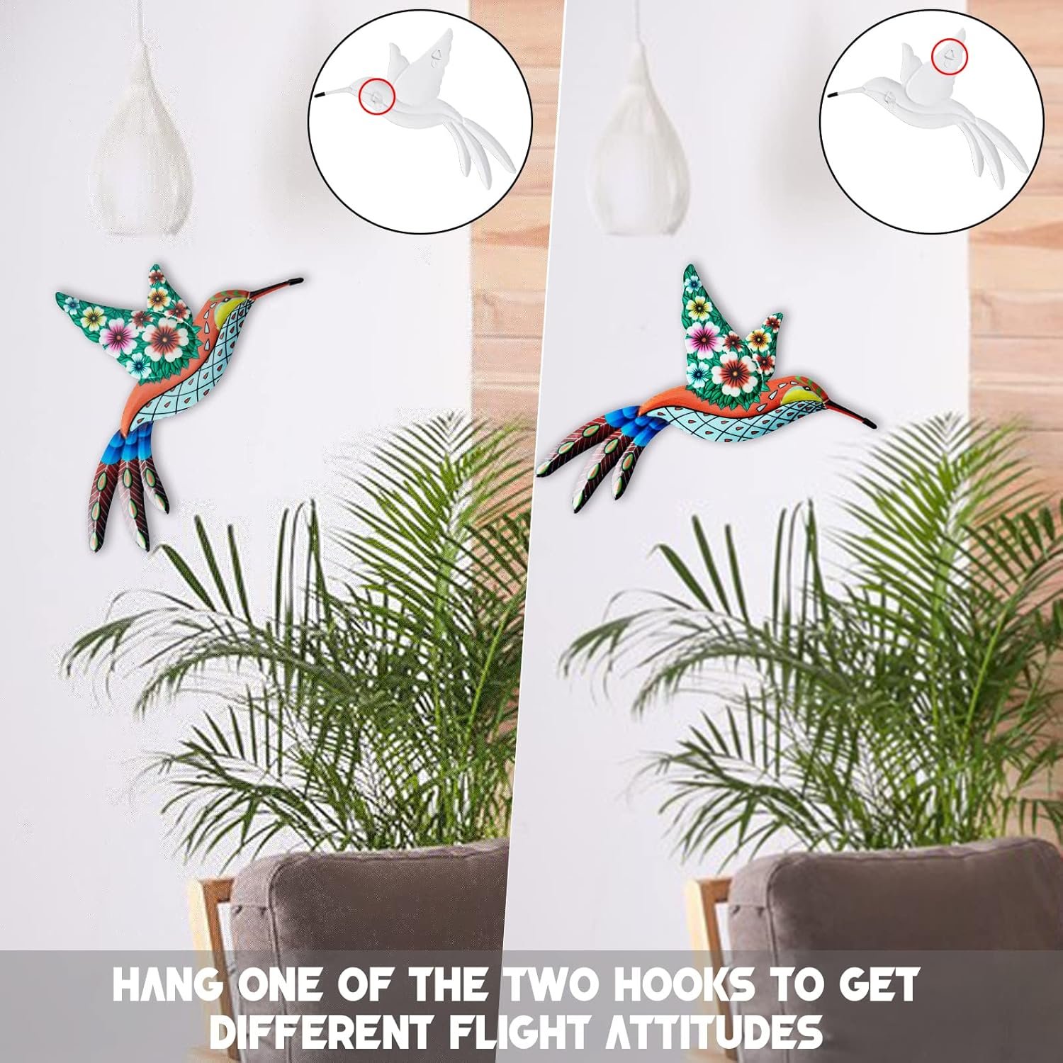 1747750171 4 pack metal hummingbird wall art iron 4d hummingbird outdoor wall sculpture garden fence hanging decor with colorful birds nails for patio living room bedroom.jpg