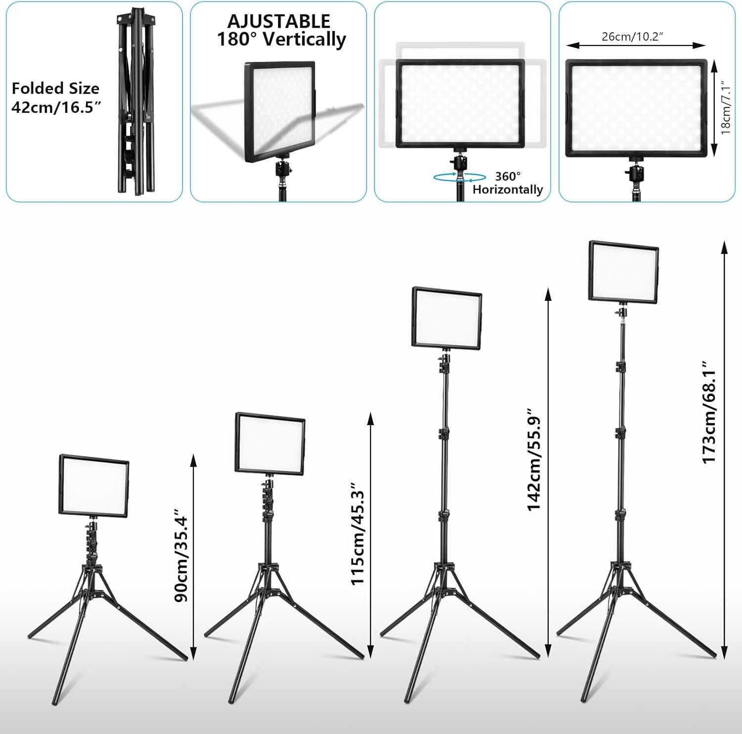 1747810102 led photo video light 2 pack bi color 2800 6500k dimmable usb led continuous light 68 photography lighting kit with tripod stand for studios youtube tiktok video recording game streaming.jpg