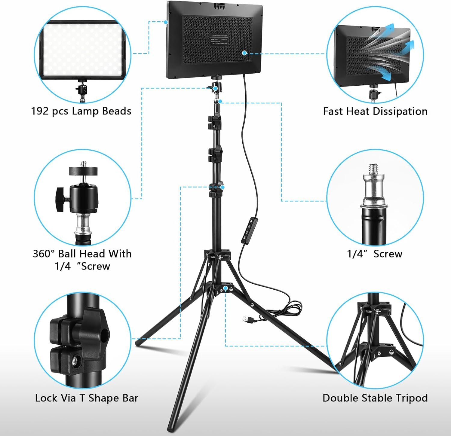 1747810106 led photo video light 2 pack bi color 2800 6500k dimmable usb led continuous light 68 photography lighting kit with tripod stand for studios youtube tiktok video recording game streaming.jpg