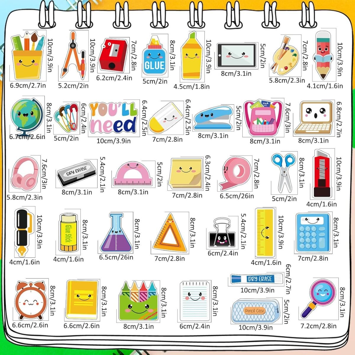 1747819114 36 pcs classroom youll need management magnets teacher educational colored magnets for whiteboard teacher elementary classroom management tools.jpg