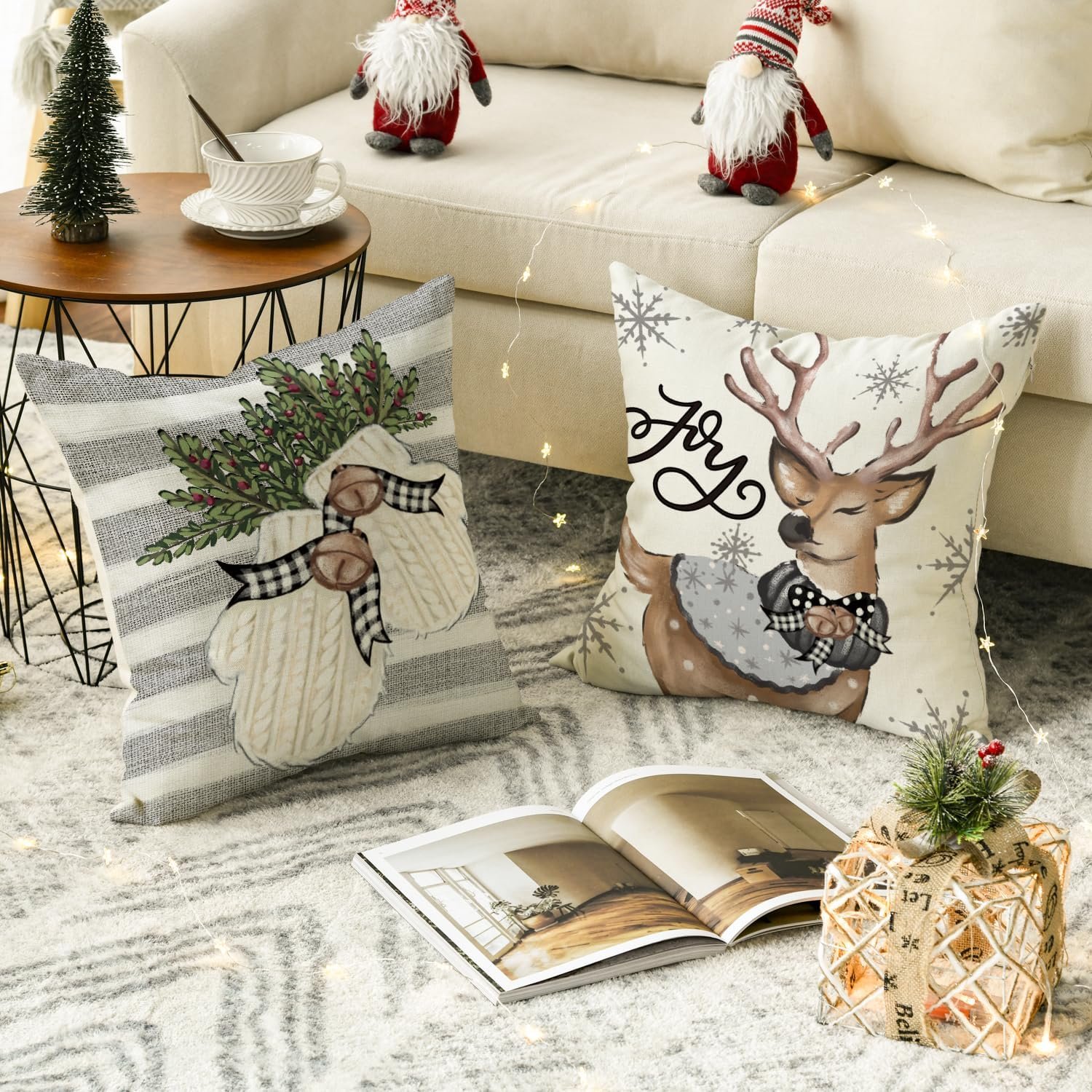 1747834662 avoin colorlife christmas snowman reindeer gloves eucalyptus throw pillow covers 18 x 18 inch winter holiday stripes cushion case decoration for sofa couch set of 4.jpg