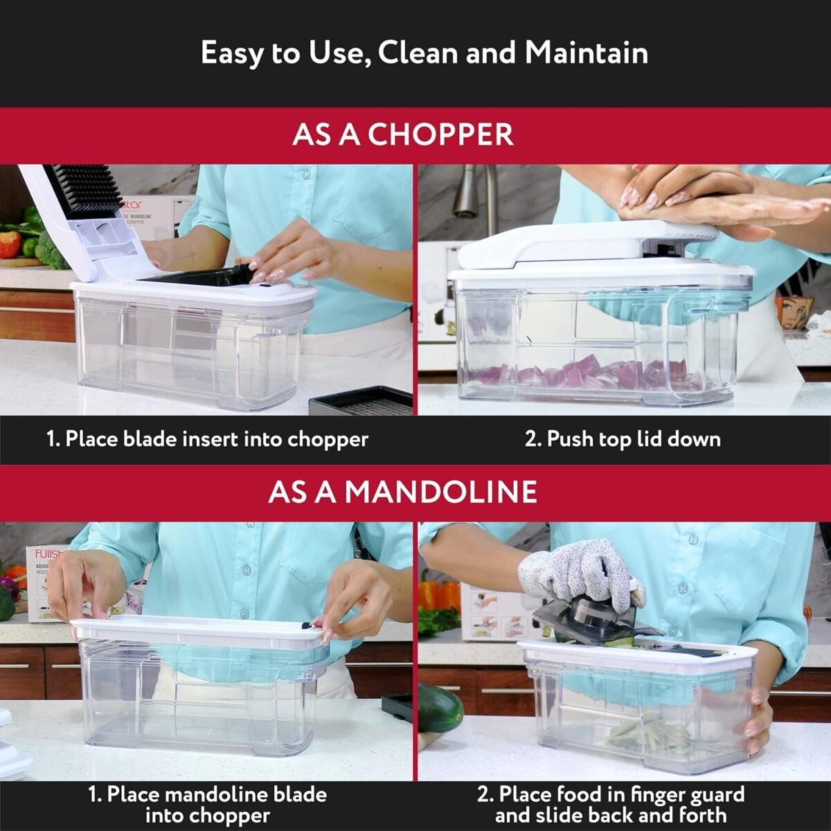 1747845303 fullstar all in 1 vegetable chopper and mandoline slicer for kitchen cheese grater french fry cutter cheese slicer bonus handheld spiralizer included 6 in 1 blackwhite.jpg