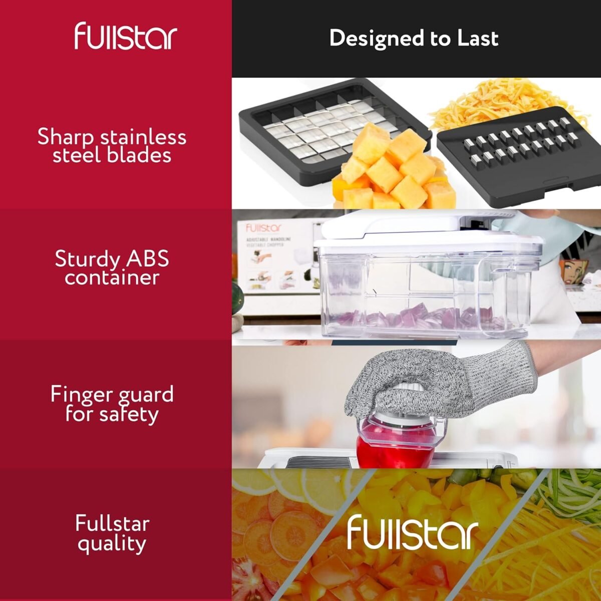 1747845305 fullstar all in 1 vegetable chopper and mandoline slicer for kitchen cheese grater french fry cutter cheese slicer bonus handheld spiralizer included 6 in 1 blackwhite.jpg