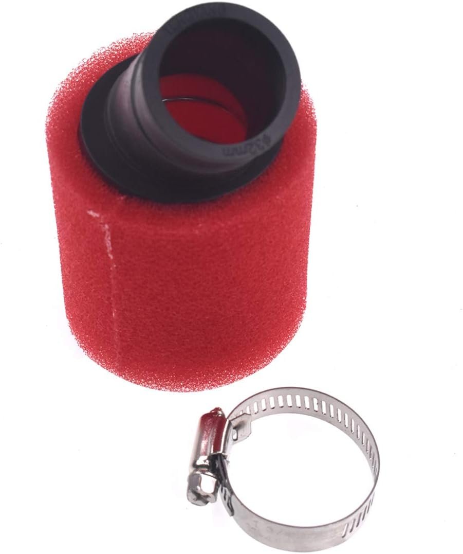 1747891507 32mm red bent air filter bent foam cleaner for 50cc 70cc 90cc 110cc 125cc motorcycle atv quad scooter go kart moped pit dirt racing super pocket bike for yamaha suzuki.jpg