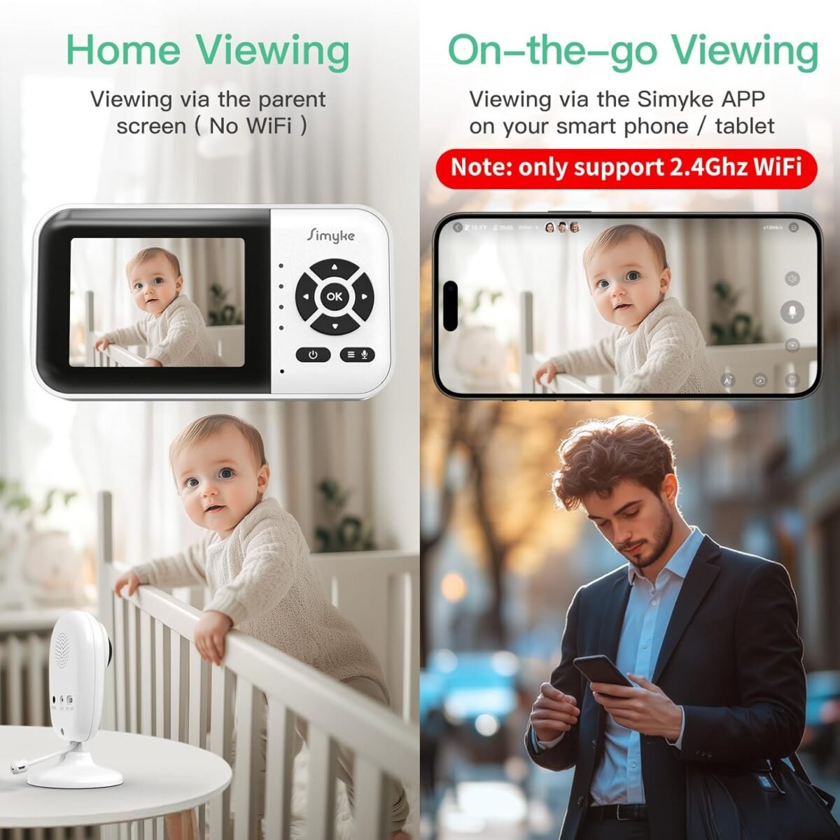 1747896935 smart video baby monitor with camera and audiodual modewifi onoff switch2.8inch displayapp1080p camera1500ft long rangenight visionfeeding clocktemperature detection2 way talk.jpg