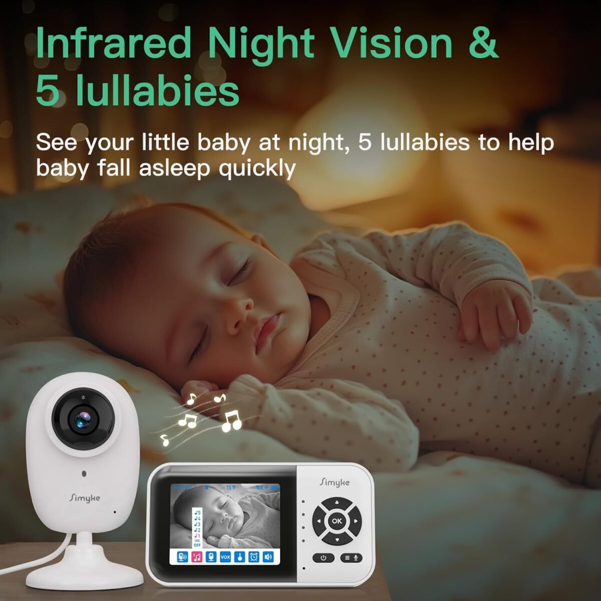 1747896937 smart video baby monitor with camera and audiodual modewifi onoff switch2.8inch displayapp1080p camera1500ft long rangenight visionfeeding clocktemperature detection2 way talk.jpg