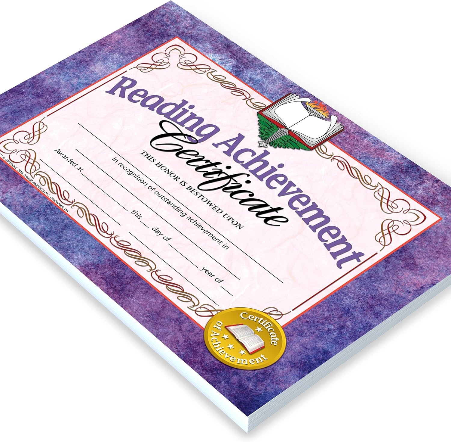 1747922065 flipside products reading achievement certificate recognition award student achievement hayes full color purple marbled design 8.5 x 11 30 pack.jpg