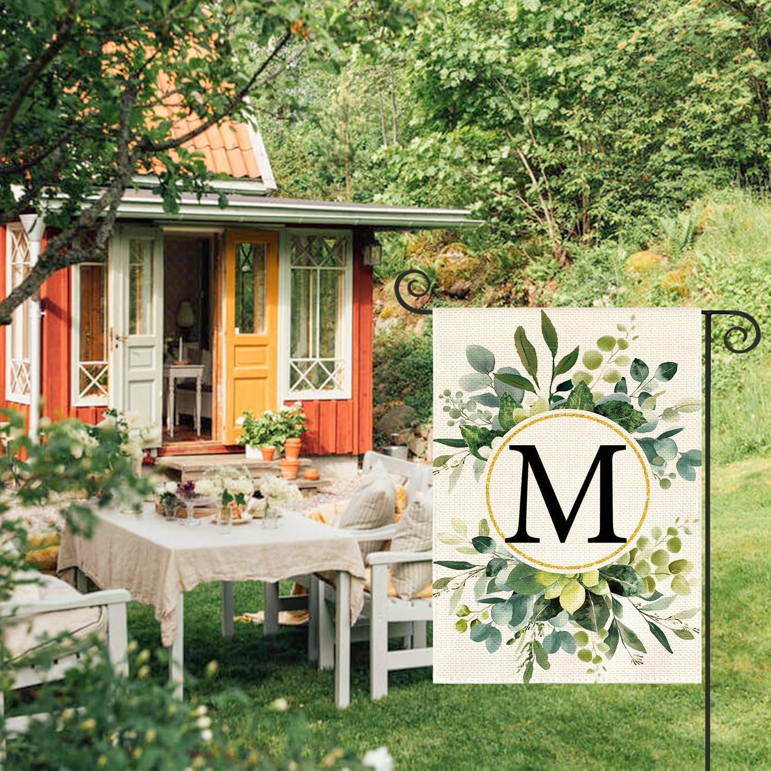 1747929209 avoin colorlife monogram letter m floral garden flag 12x18 inch double sided outside family last name initial yard outdoor decoration.jpg
