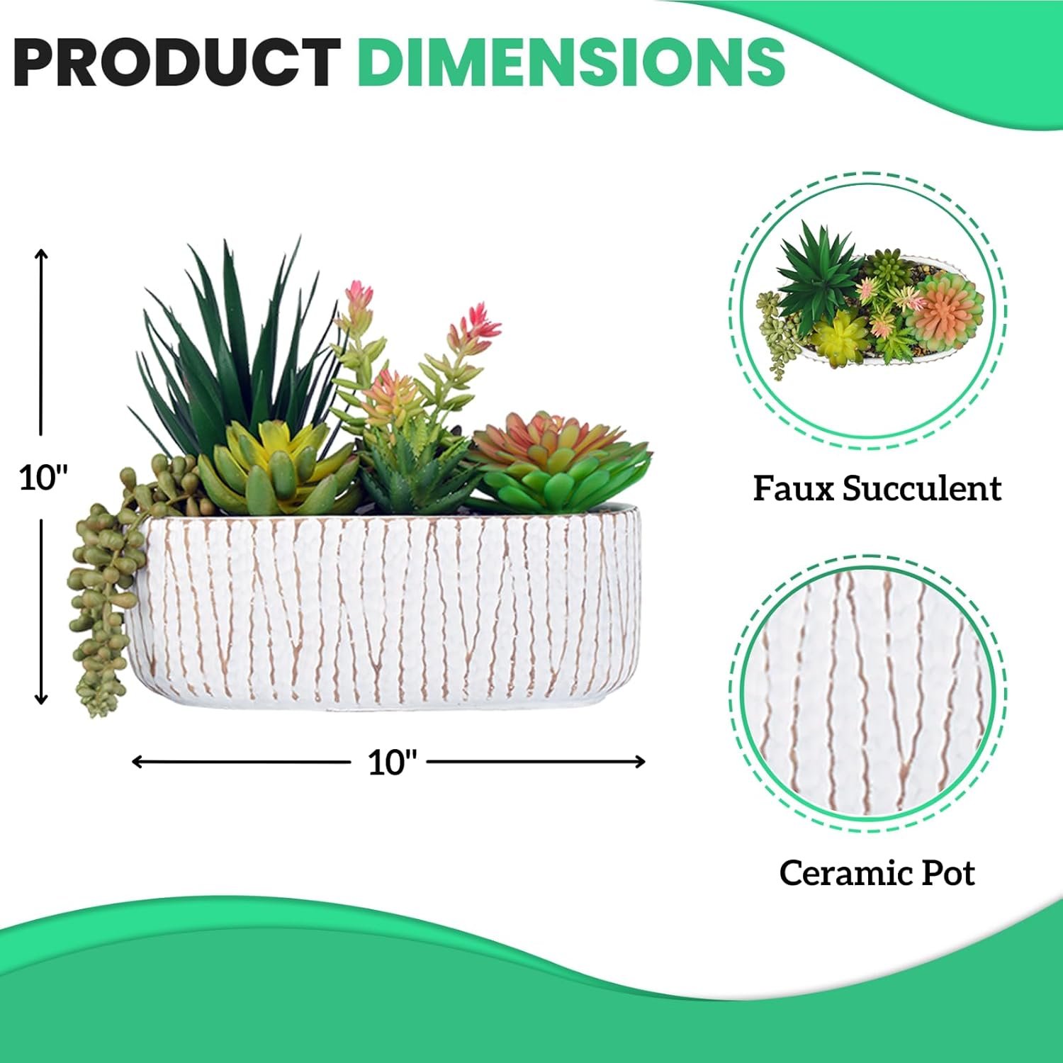 1747931347 fake house plants artificial 8.7 assorted faux succulents in pots for office desk decor and bathroom plants decor small shelf decor and cute fake plants for room kitchen.jpg