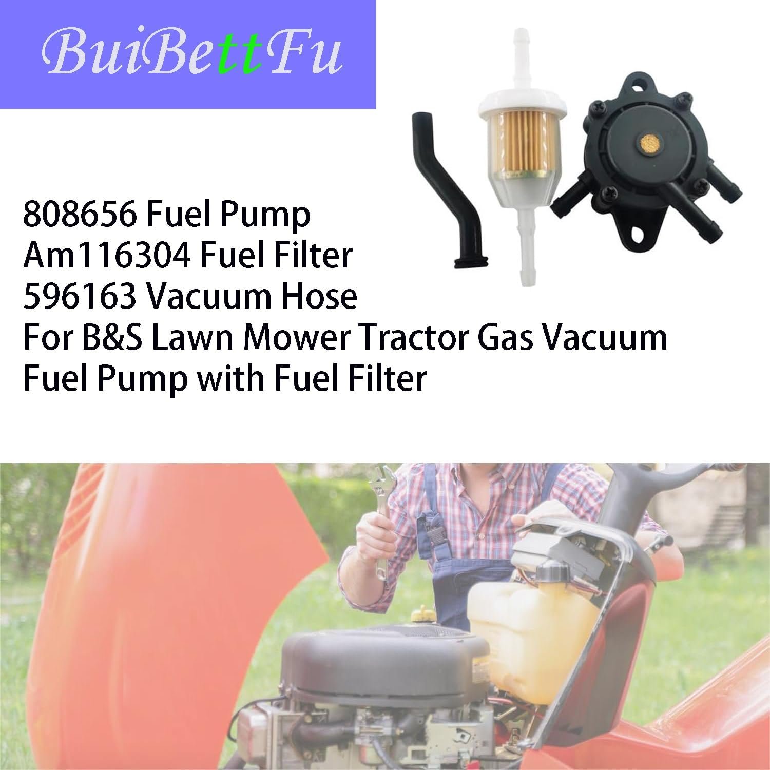 1747942583 808656 fuel pump for bs lawn mower tractor gas vacuum fuel pump with fuel filter for honda yamaha 491922 691034 692313 808492 john deere kohler 17hp 25 hp small engine.jpg