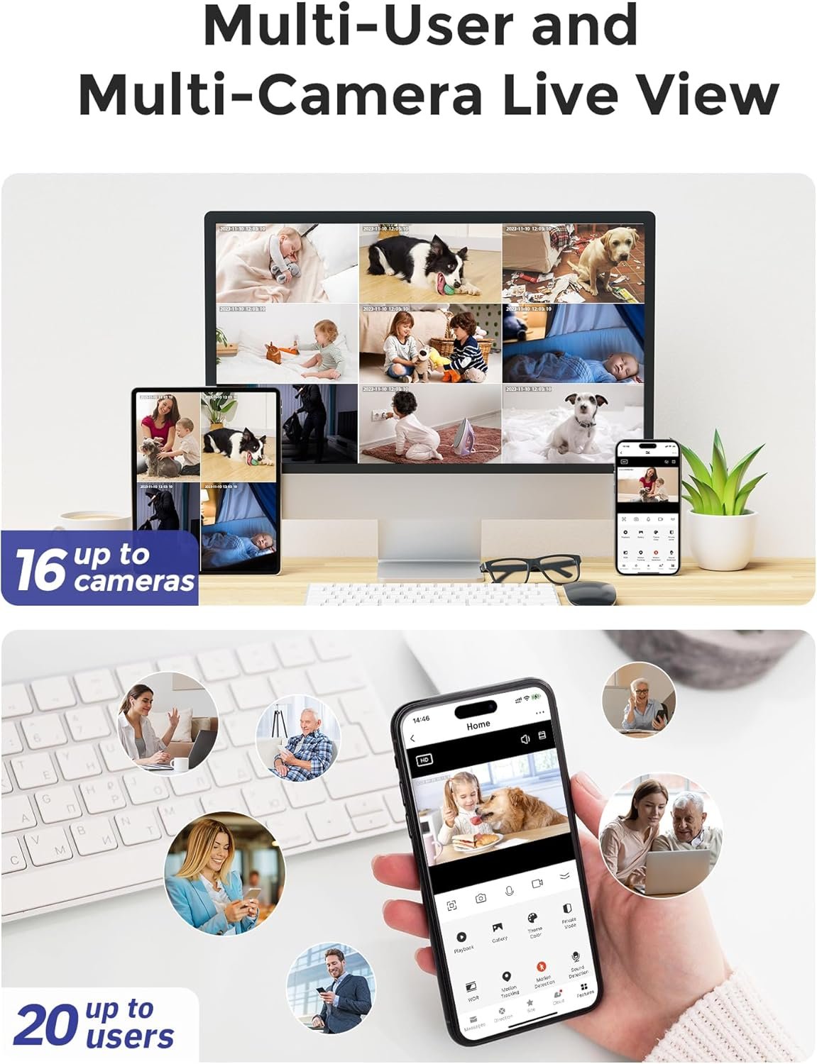 1747947049 hugolog 3k 5mp indoor pantilt security camera with auto focusideal for baby monitorpet camerahome securitystarlight color night visionhumanpet ainoise reductionus cloudworks with alexa.jpg