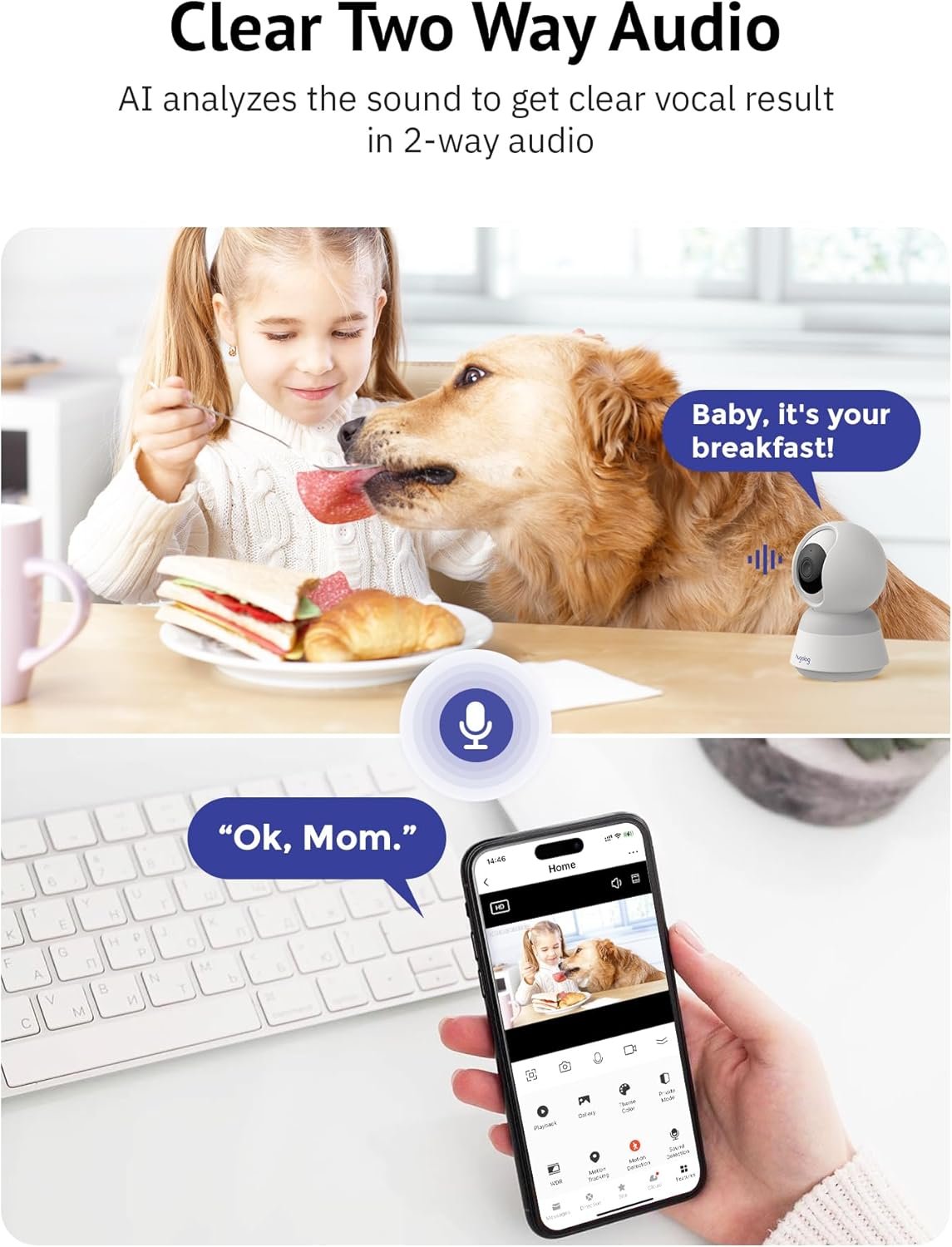 1747947050 hugolog 3k 5mp indoor pantilt security camera with auto focusideal for baby monitorpet camerahome securitystarlight color night visionhumanpet ainoise reductionus cloudworks with alexa.jpg