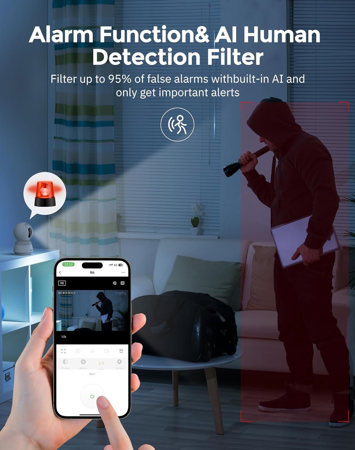 1747947051 hugolog 3k 5mp indoor pantilt security camera with auto focusideal for baby monitorpet camerahome securitystarlight color night visionhumanpet ainoise reductionus cloudworks with alexa.jpg