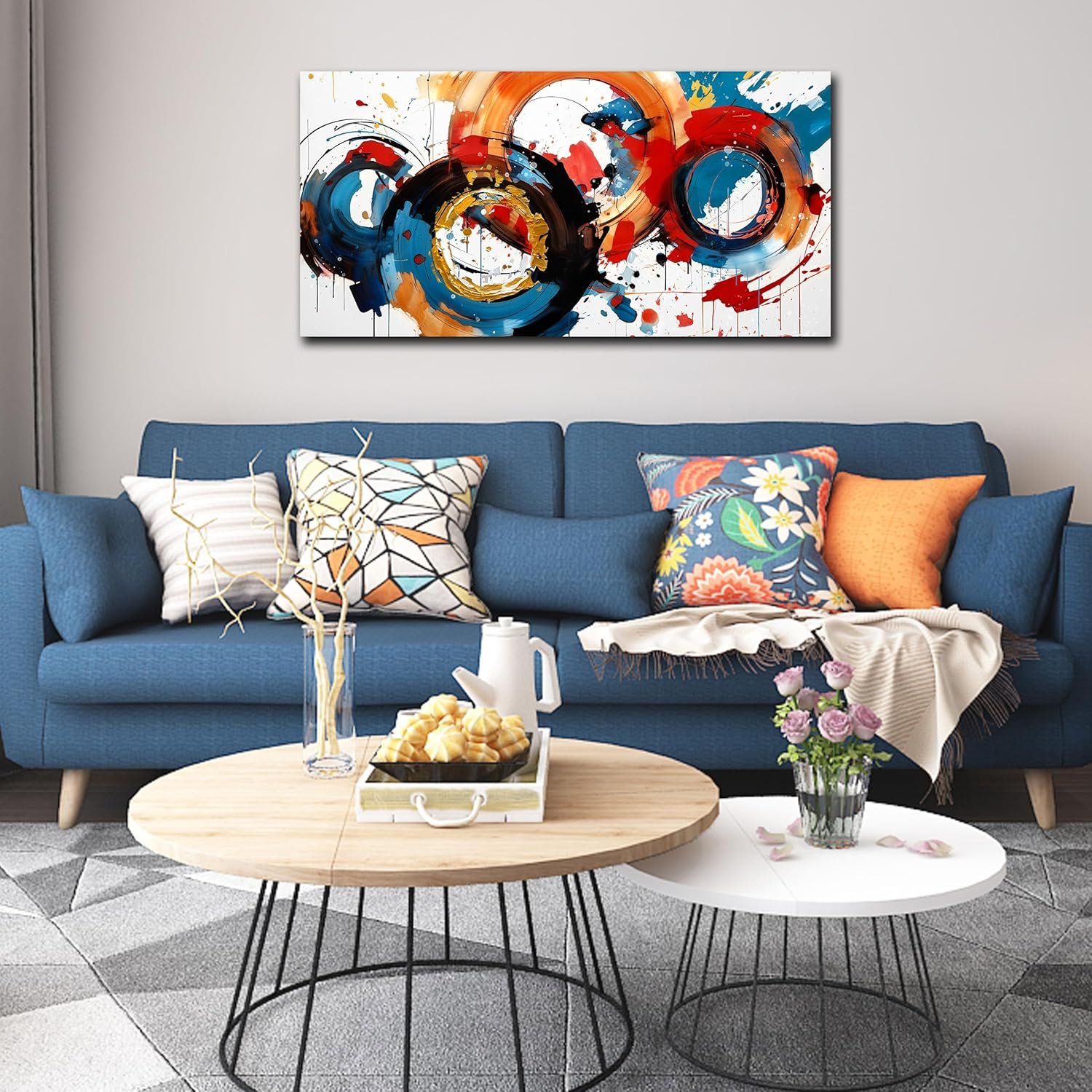 1747995052 abstract wall art large canvas prints modern living room bedroom home office wall decor framed colorful circle abstract picture ready to hang size 20x40.jpg