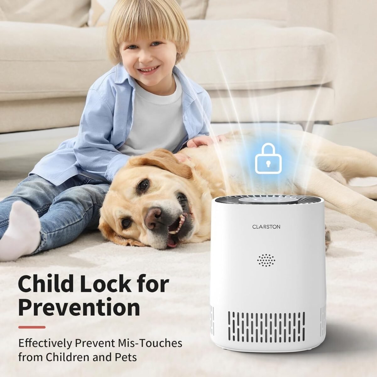 1748080688 air purifiers for home bedroom up to 650 ft² h13 true hepa air filter for pets dust odor pollutants 4 fan speeds auto mode pm2.5 monitor smart wifi control.jpg