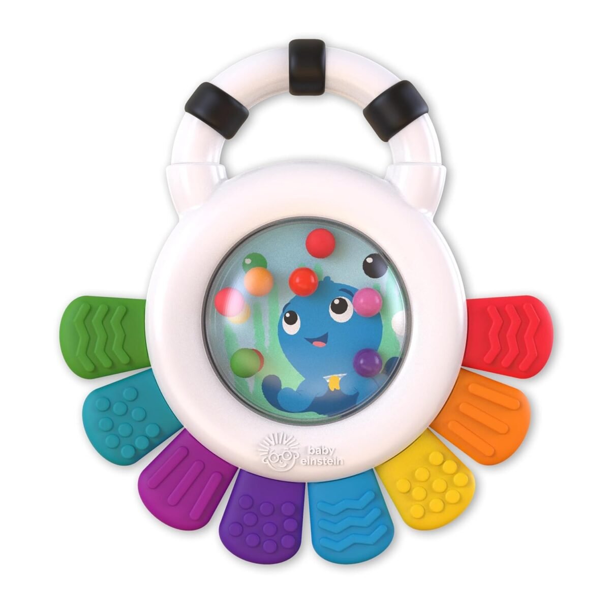 Baby einstein outstanding opus the octopus sensory rattle teether multi use toy bpa free chillable 3 months up multicolored.jpg