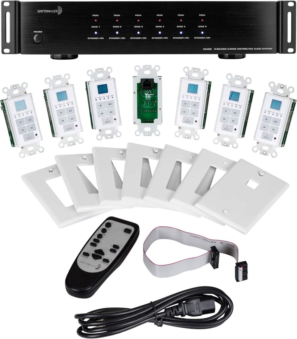 Dayton audio dax66 6 source 6 zone distributed whole house audio system with keypads 25 wpc.jpg