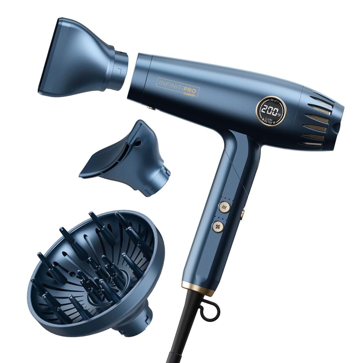 Infinitipro by conair digitalaire 2.0 hair dryer frizz eliminating hair dryer with diffuser hair blow dryer with up to 5x more speed for higher air pressure drying power.jpg